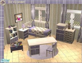 Sims 2 — Little Thinker Charme TC38 by Eisbaerbonzo — This girlish childroom is based on Nofrills meshes, a rug from