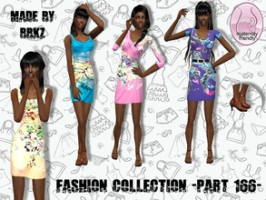 Sims 2 — Fashion Collection - part 166 - by BBKZ — Based on dresses made by real designer. Available as everyday for