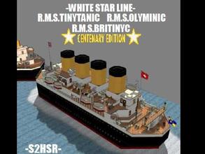 Sims 2 — S2HSR - R.M.S. Olyminic by ashbash39901 — These are the last ships i completed on Sims 2 and are now to be