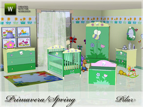 Sims 3 — Nursery Primavera by Pilar — Spring is already in the bedrooms of children