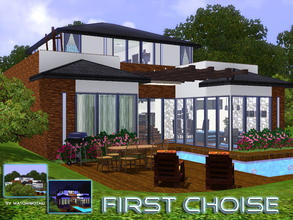 Sims 3 — FirstChoise by matomibotaki — First and good choise of a house for a family with high quality living. Modern and