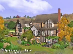 Sims 3 — Leisure Life by ung999 — Move your sims to this lovely cottage and live in the life of leisure..... This cottage