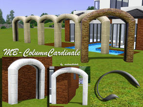 Sims 3 — MB-ColumnCardinale by matomibotaki — MB-ColumnCardinale, cloned from a column can you use it like a column or a