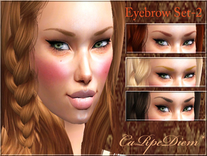 Sims 2 — Eyebrow Set-2 by carpediemSn — Hope you enjoy. :)