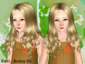 Sims 3 — Destiny Hairstyle v2 - Child by Cazy — Destiny hairstyle without fringe for female, child Morphs included and
