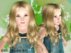 Sims 3 — Destiny Hairstyle v2 - Toddler by Cazy — Destiny hairstyle without fringe for female, toddler Morphs included