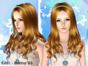 Sims 3 — Destiny Hairstyle v2 - Adult by Cazy — Destiny hairstyle without fringe for female, teen through elder Morphs