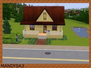 Sims 3 — 20x30 starter lot - Simple Beauty by MandySA3 — This starter lot costs 16,210 furnished and is on a 20x30 lot. I