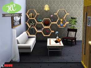 Sims 3 — HC Shelving by D3VV — Does your sim likes collecting and picking up gems? Give him/her a new efficient way to