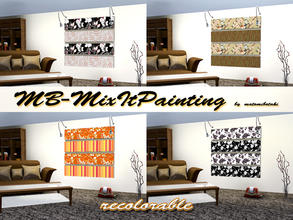 Sims 3 — MB-MixItPainting by matomibotaki — MB-MixItPainting, create your own paintings in your own style, with colors