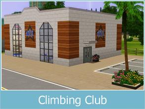 Sims 3 — Modern Sunset Climbing Club by Youlie25 — Here is a new lot, call Climbing Club. Your sims can learn climbing,