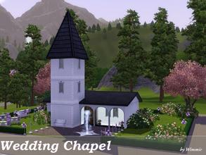 Sims 3 — Wedding Chapel by Wimmie — Hi, today I've a wedding chapel for your sims. It's tagged as a hangout. Thank you