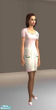 Sims 2 — Apron Dress - 4 by Raveena — Part of the Apron dress set.
