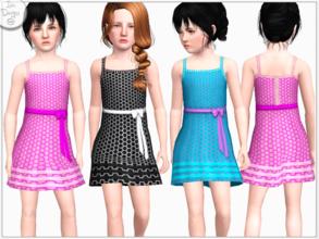 Sims 3 — ~Studded Laced dress~  *Child* by Icia23 — Laced dress with little studds on the straps. Hand-painted 4