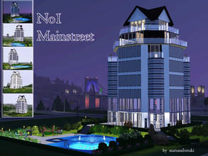 Sims 3 — No_1_Mainstreet by matomibotaki — Exclusive apartment in dizzy height. Not even cheap, but a &quot;Must