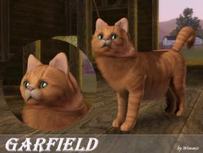 Sims 3 — Garfield by Wimmie — Hi, this is my new cat and I think he's looking a bit like Garfield ! Thank you for