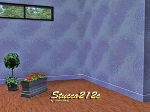 Sims 3 — Stucco212c by matomibotaki — Rustical stucco pattern with 2 recolorable palets, to find under Paint, by