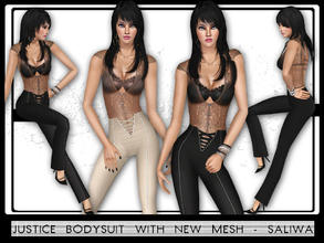Sims 3 — Justice BodySuit by saliwa — Saliwa-The Sims Resource Download shoes from here: