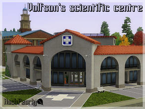 Sims 3 — Volfson's scientific centre and hospital by KashPearly2 — Created by KashPearly. Available at TSR.