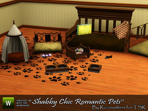 Sims 3 — Shabby Chic Romantic Pets by TheNumbersWoman — A small Pets set in the Romantic Shabby Style. There are 2 small