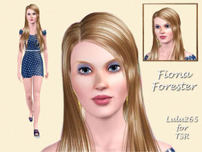 Sims 3 — Fiona Forester by Lulu265 — Fiona is an ambitious girl. Make her into a star Ambitious Artistic Charismatic
