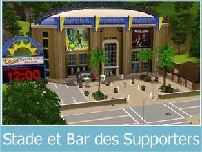 Sims 3 — Modern Sunset Stadium by Youlie25 — Here is my Sunset stadium update. I added a sport bar in fiftheen style. I