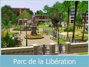Sims 3 — Modern Sunset Parc de la Liberation by Youlie25 — Here is my Parc de la Liberation updated. I modernized it, and