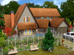 Sims 3 — Old Stone Cottage -Furnished- by ayyuff — Fully furnished and decorated house with 3 bedrooms,2 bathrooms.