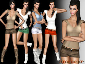 Sims 3 — [S] Sabotage Top by saliwa — Daily Tops for Everyday Clothing with New Mesh by Saliwa.