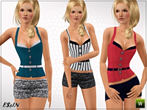 Sims 3 — ESsIN YA Outfit2 by ESsiN — *Y.Adult-Adult *Everday-Formal *3 Recolorable Parts