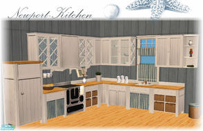 Sims 2 — The Newport-Kitchen by Sasilia — 21 Meshes for the Newport-Kitchen