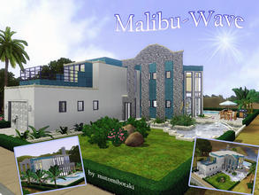 Sims 3 — Malibu-Wave by matomibotaki — You are looking for an extraordinary villa for your hard to pleased sims? So here