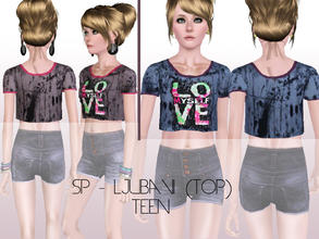 Sims 3 — ShakeProductions_Ljubavi (TEEN Top) by ShakeProductions — Designed by ShakeProductions