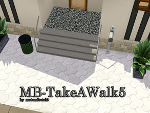 Sims 3 — MB-TakeAWalk5 by matomibotaki — MB-TakeAWalk5, new terrain paint by matomibotaki, to find under rock.