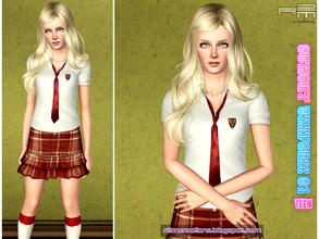 Sims 3 — R2M_TF_SunsetUniform01 by rmm1182sims3 — Sunset Uniform for female teens. 2 Pallets of color. *skirt is from the