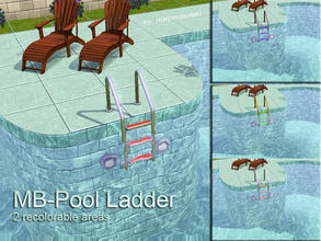 Sims 3 — MB-PoolLadder by matomibotaki — MB-PoolLadder, I ever thought why I can&amp;Acirc;&amp;acute;t recolor