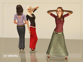 Sims 3 — Body clothes Female Respectability by bukovka — Clothing for women. Staining for the three channels. Three