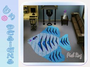 Sims 3 — fish rug  by g3rocks — a big cute fish rug :) for your sims, recolourable - 3 variations