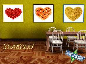 Sims 3 — Lovefood by saratella — If your Sims love food ... if your sims love Italian food, these paintings are suitable