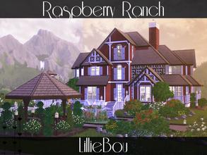 Sims 3 — Raspberry Ranch by lilliebou — Hi ! This ranch is for a family of about 6 sims. There are two boxes for horses,