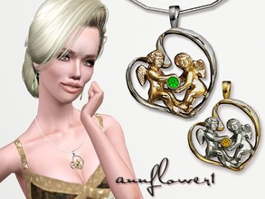 Sims 3 — chain 002 AF by annflower1 — GOLD SUSPENSION BRACKET - ANGELS