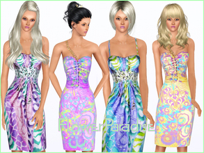 Sims 3 — Flower Paradise by sims2fanbg — .:Flower Paradise:. Items in this Set: Dress in 3 recolors,Not