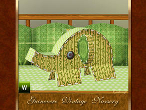 Sims 3 — Guinevere Stuffed Toy by Cashcraft — A stuffed elephant toy, created by Cashcraft for TSR.