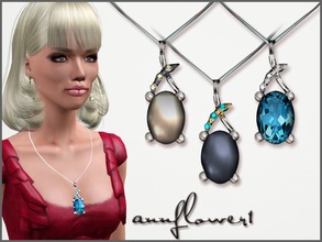 Sims 3 — chain 003 FA by annflower1 — Chain with a suspension bracket "Drop in the ocean". 
