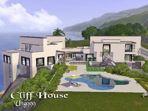 Sims 3 — Cliff House by ung999 — This modern luxury home neslted in the beautiful city - Starlight Shores at 64 Oceanview