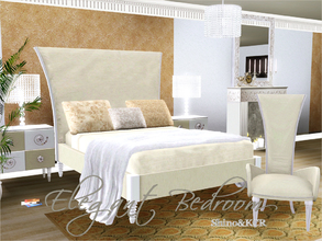 Sims 3 — Elegant Bedroom by ShinoKCR — The Name says it: This is an elegant Bedroom with some interesting Coloroptions