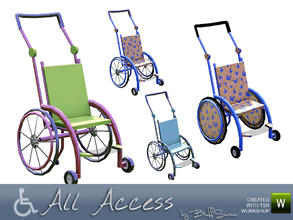Sims 3 — All Access Wheelchair Kids by BuffSumm — Created by BuffSumm @ TSR Part of the All Access Set ***TSRAA***