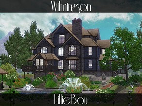 Sims 3 — Wilmington by lilliebou — Hi ! This house is for a family of about 8 Sims. First floor: -Kitchen -Dining room