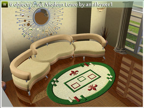 Sims 3 — modern Love 001 AF by annflower1 — Set - Love to a modernist style - from 6 objects for a drawing room. 1. The