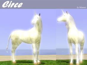 Sims 3 — Circe by Wimmie — Hi , this is another female unicorn which I want to share with you. It's named after the